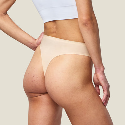WUKA Stretch Thong - Light Nude