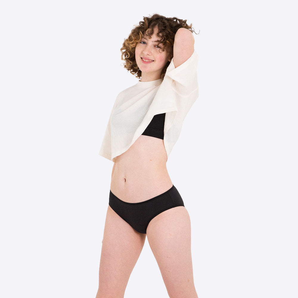 WUKA Adolescente Culotte Bikini Swim - Noire