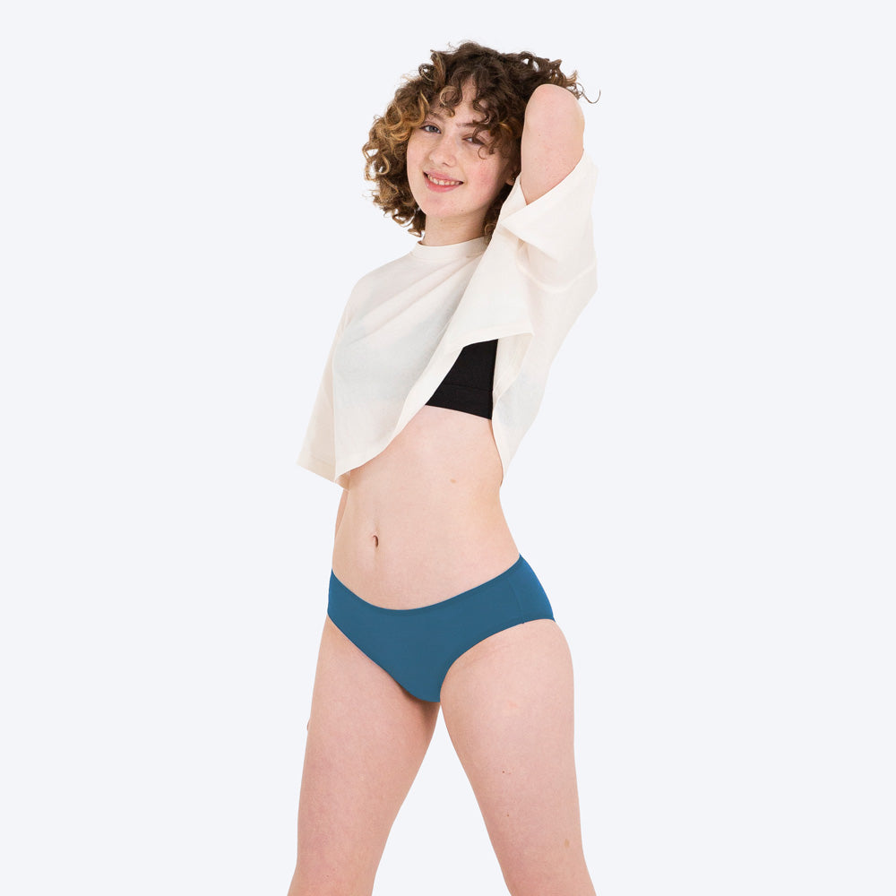 WUKA Adolescente Culotte Bikini Swim - Bleue